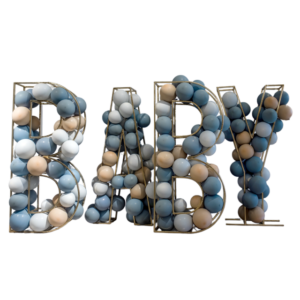 3-D BABY Backdrop (6ft)